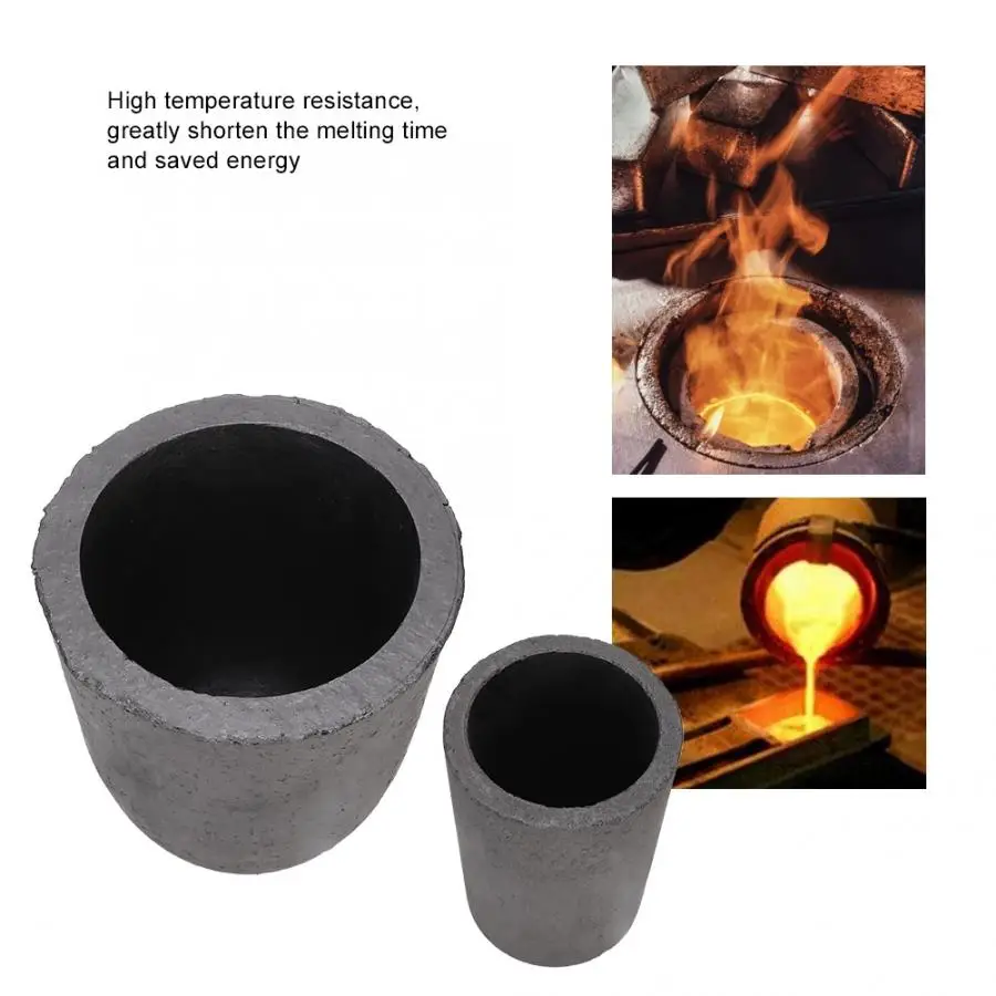 Высокотемпературные ювелирные изделия плавления графитовый тигель для золото