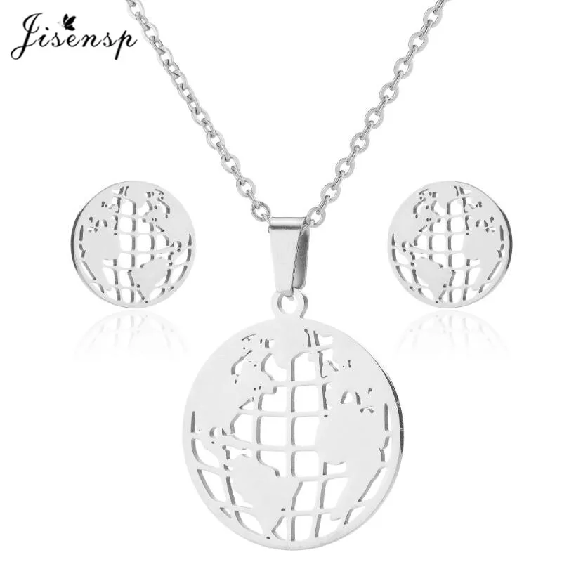 Ювелирные наборы Jisensp из нержавеющей стали в богемном стиле с осенними листьями