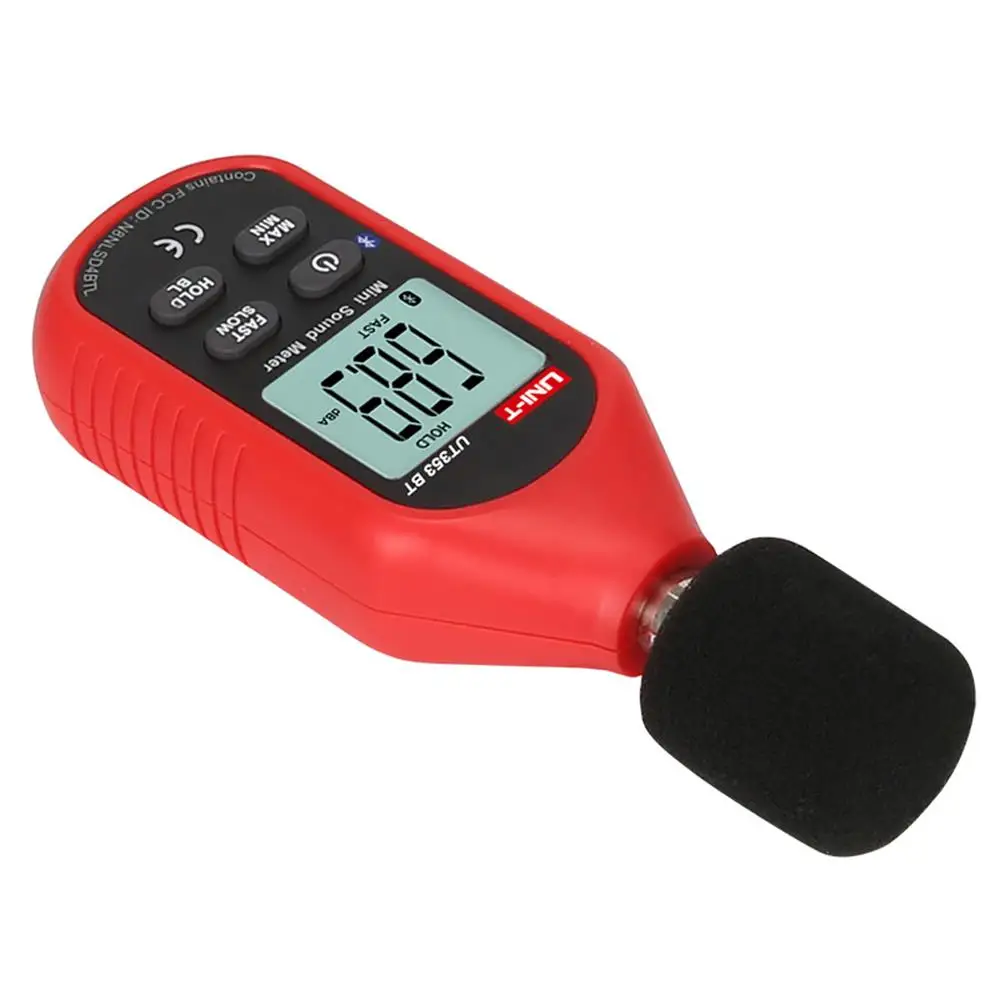 

UNI-T UT353BT Bluetooth Sound Level Meterl 30-130dB Noise Measuring Instrument Mini Audio Decibel Meter Decibel Monitor SP