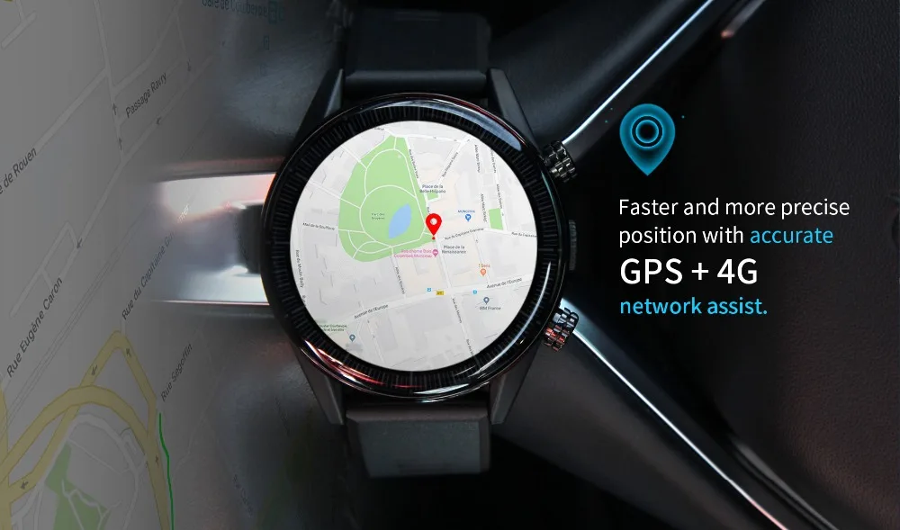 4G SmartWatch Android телефон MTK739 1 Гб+ 16 Гб монитор сердечного ритма Wi-Fi gps карты Смарт-часы для мужчин для HUAWEI часы GT PK KW88