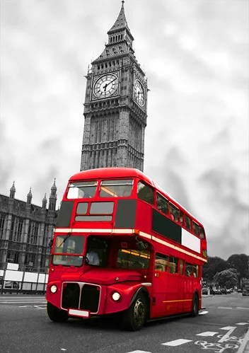 Картина сделай сам с изображением лондонских улиц | Дом и сад