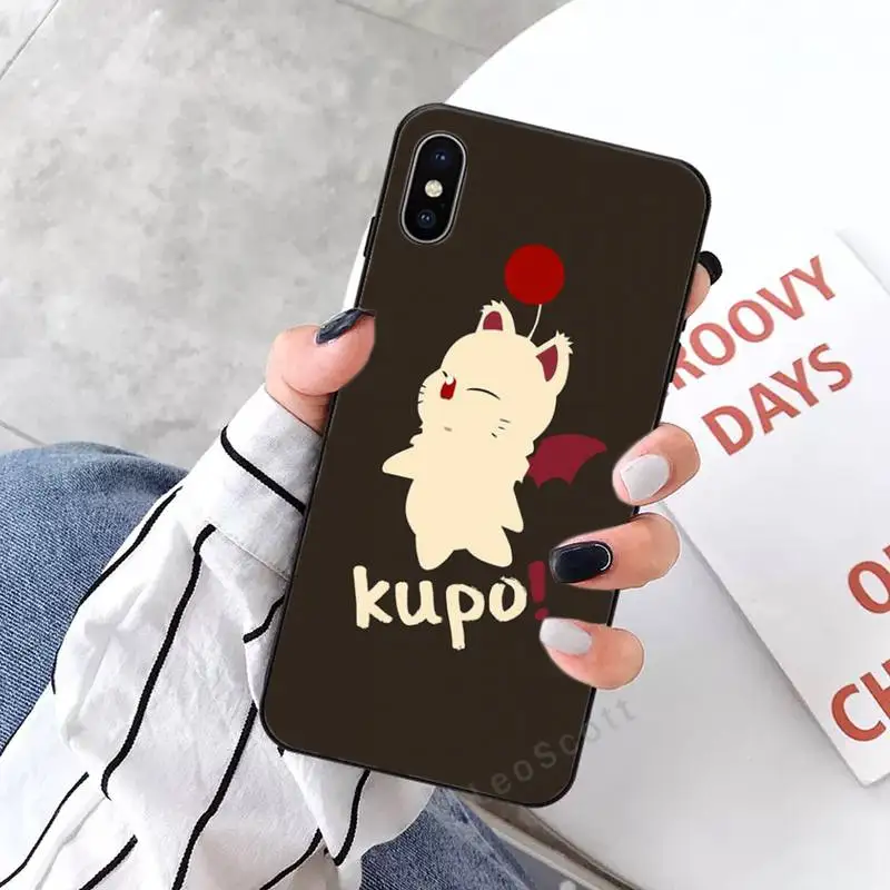

Final Fantasy Moogle Phone Case for iPhone 11 12 mini pro XS MAX 8 7 6 6S Plus X 5S SE 2020 XR
