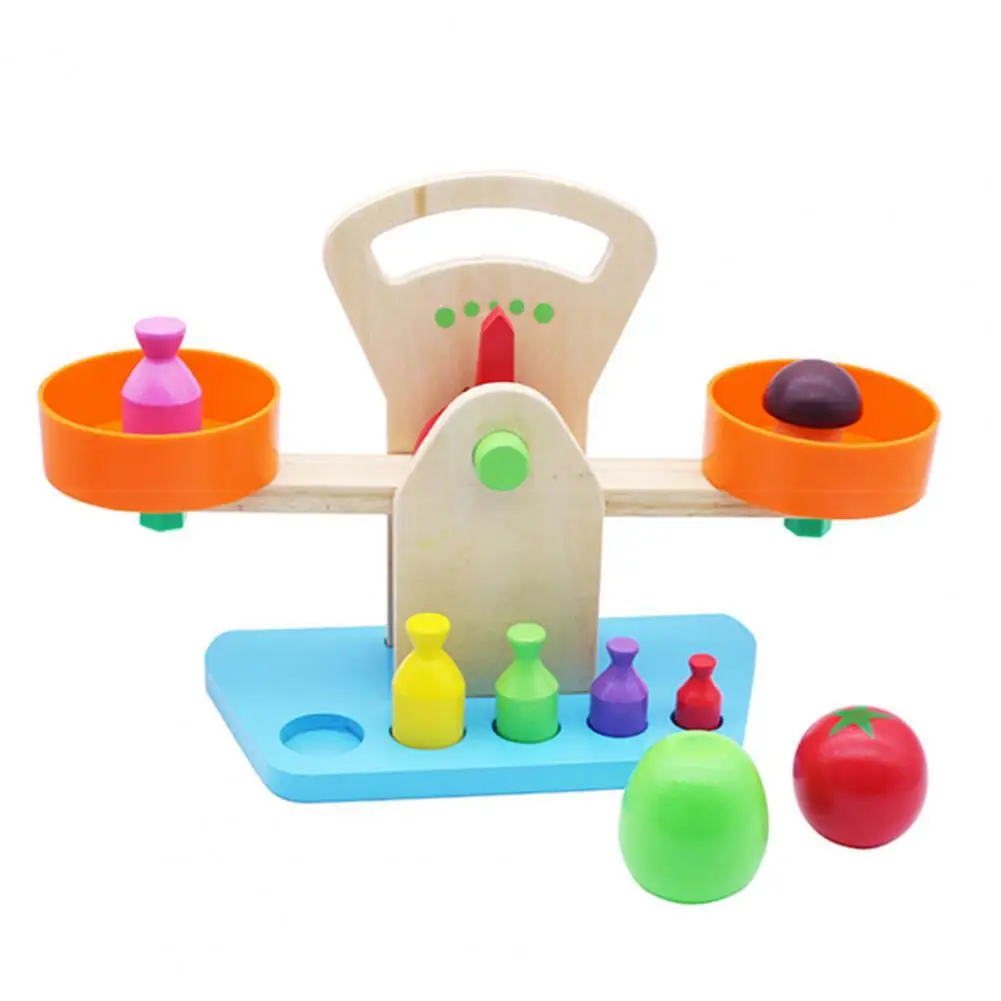 

Math Toys Wooden Educational Toy Children Math Learning Balance Add Subtract Model Scale Developing intelligence Educational toy