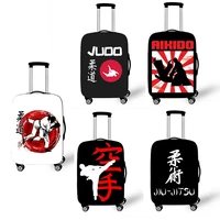 judo taekwondo jiujitsu karate aikido luggage cover for travel bag elastic trolley case cover baggage suitcase covers