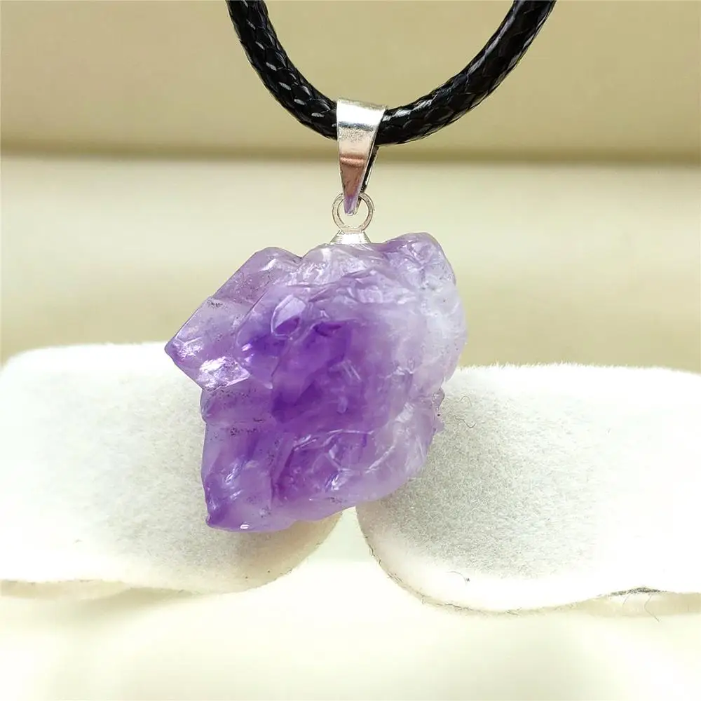 100% натуральный бледно лиловый аметист кварц фиолетовый сырья Материал с