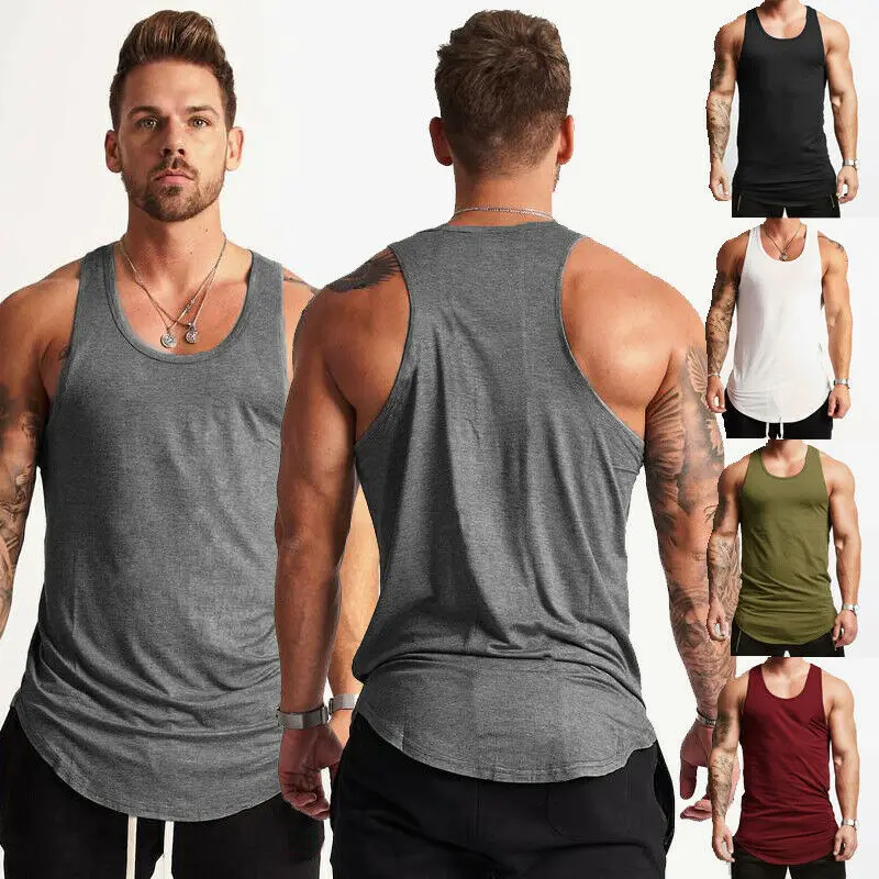 2019 мужская майка без рукавов рубашка для бодибилдинга спортивный жилет фитнеса