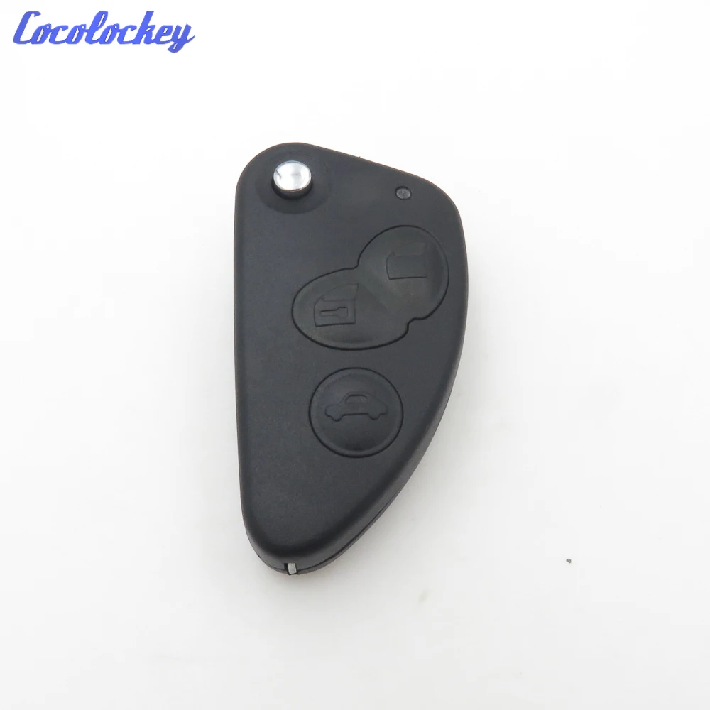 Замена Cocolockey 3 кнопки раскладной дистанционный чехол для ключей подходит Alfa Romeo 147