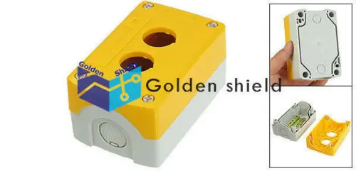 Пластиковое отверстие диаметром 22 мм 2 кнопки блок управления переключателем