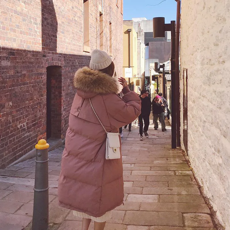 2022 Autumn Winter Female Hooded Harajuku Clothes Loose Parka Winter Women's Jacket Warm Parkas Streetwear Casual Cotton Coats