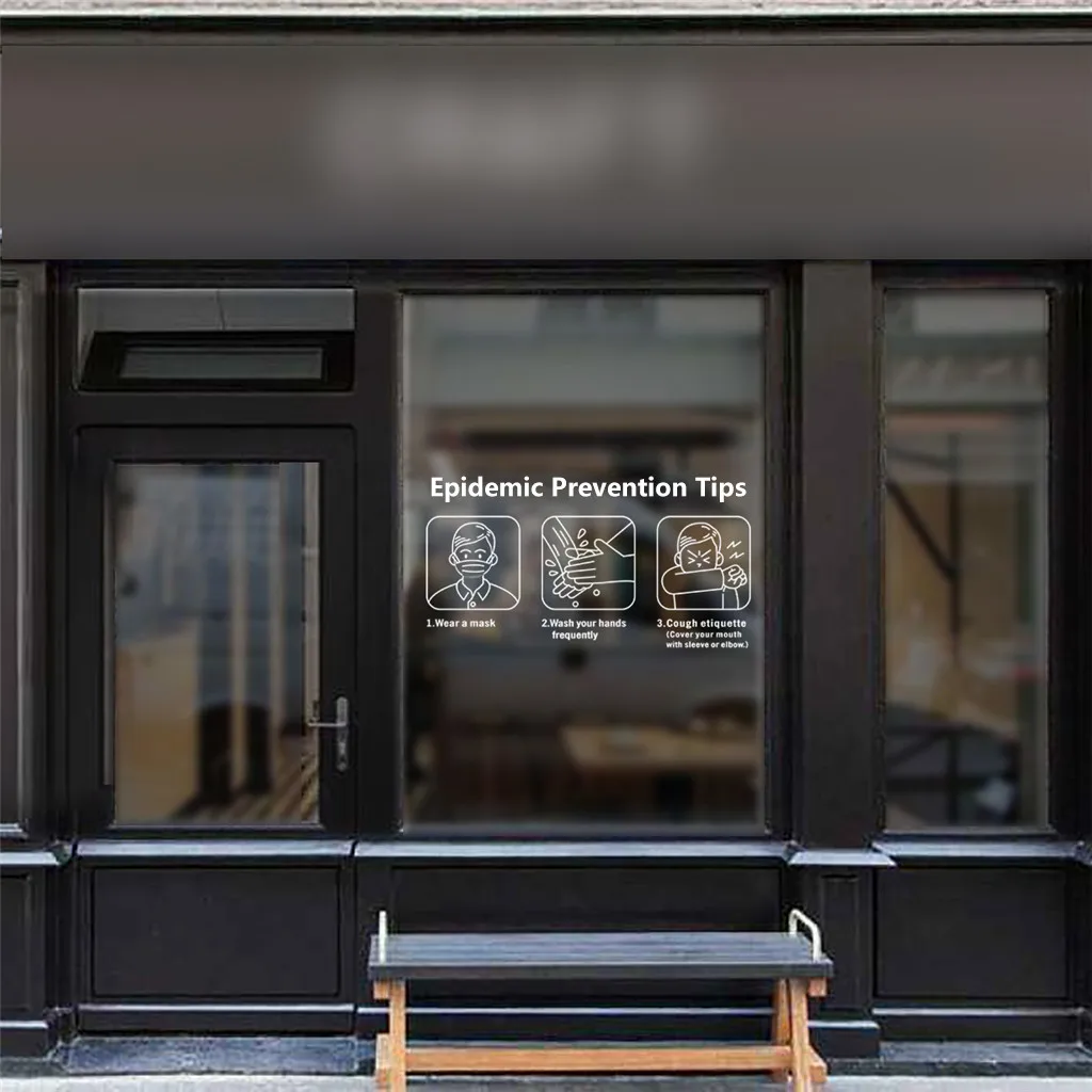 Английская профилактика реклама окно фон настенные наклейки эстетические обои