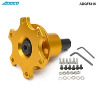 addco off quick release boss kit weld on 6 bolt fit moslty steering wheels adqf5416