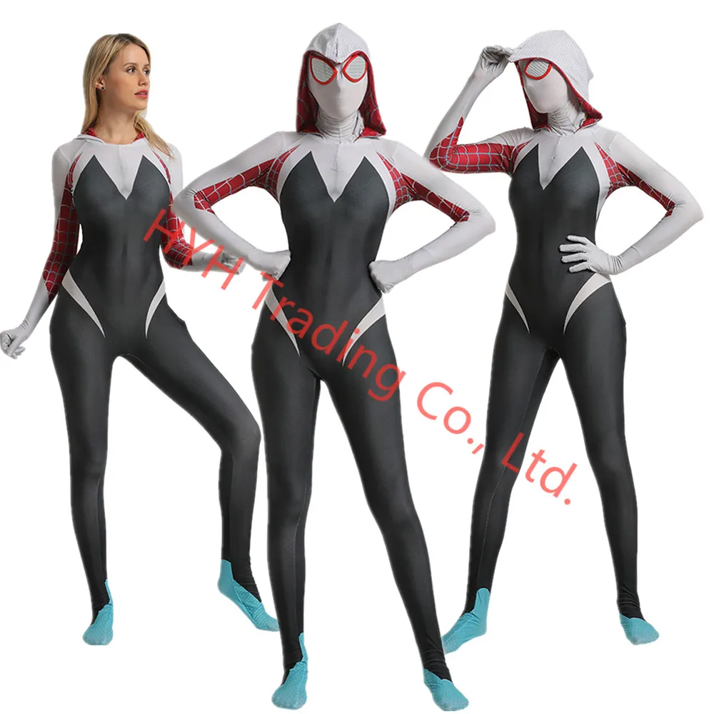 Captain Marvel Aquaman Mera Ladybug Girls spiderman my hero academia cosplay costume halloween costumes for women Jumpsuits |