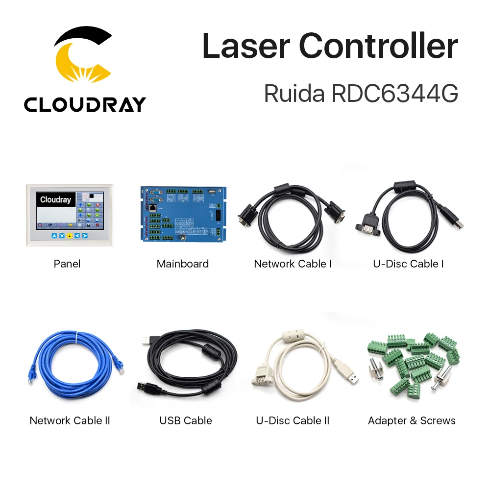 Cloudray Ruida RD RDC6344G 7 &quotсенсорный экран Панель Co2 лазерный DSP контроллер для Лазерная