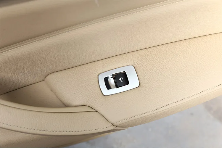 Глянцевый черный серебристый АБС пластик для BMW X5 E70 X6 E71 2008 2013 автомобильный