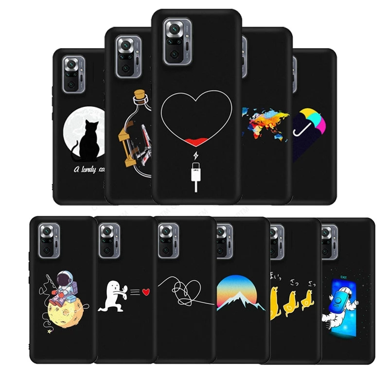 

Painted Soft Case For Redmi Note 10 Pro Case Silicone Fundas For Redmi Note 10 Pro Cover For Redmi Note10 Pro Max 10S Coque