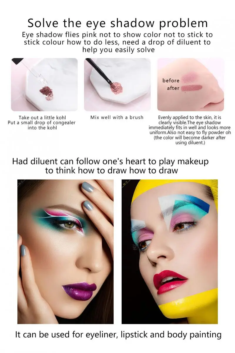 Жидкая подводка для глаз MISS ROSE жидкая пудра румяна лак ногтей тени век жидкость