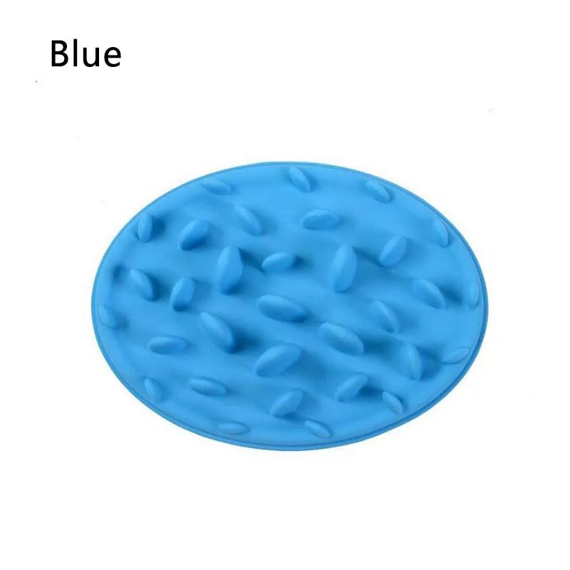 blue Качественный питомец собака кошка головоломка миска для еды анти дроссель медленный Фидер для кормления миска для еды интерактивный питатель пищеварение медленный собачий Кот миски - Цвет: blue