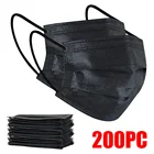 Маска одноразовая медицинская 3-слойная с фильтром, 10-200 шт.