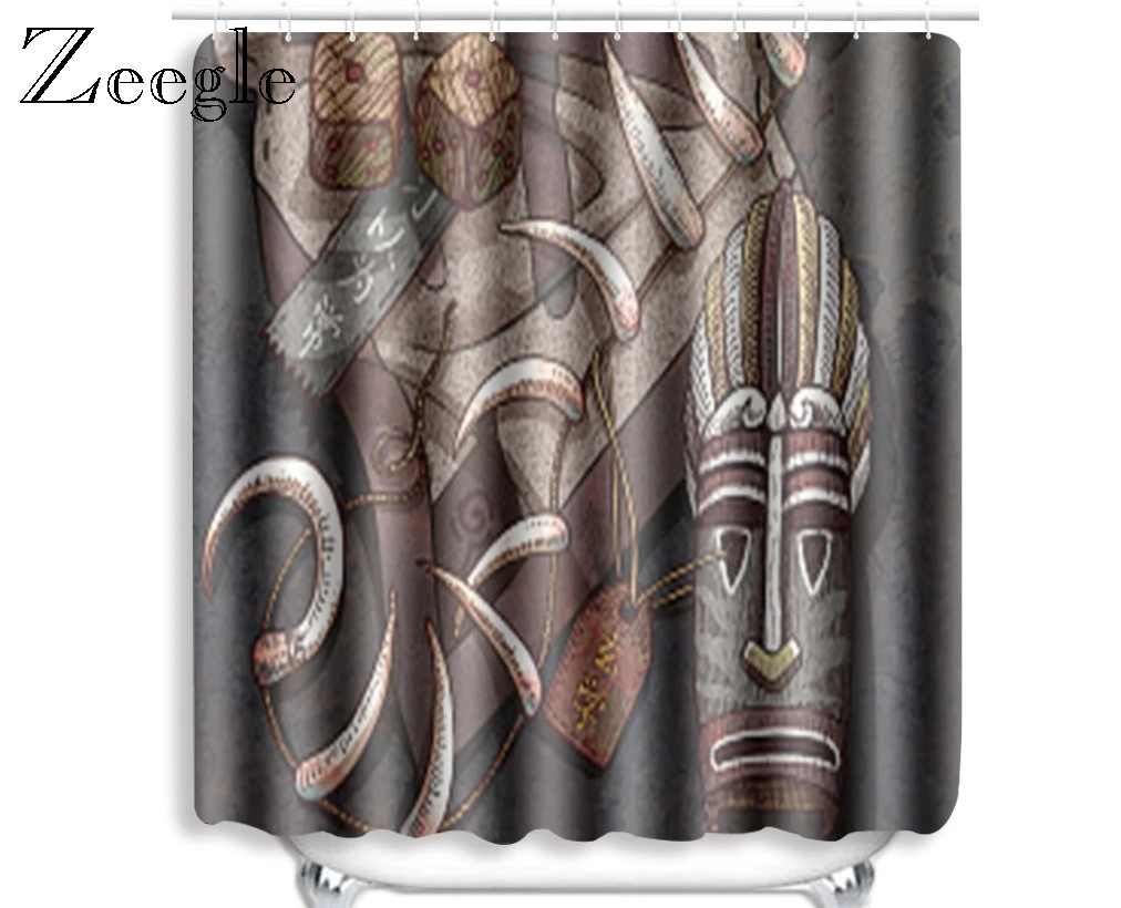 Zeegle креативная занавеска для душа ванной водонепроницаемая украшение учетная