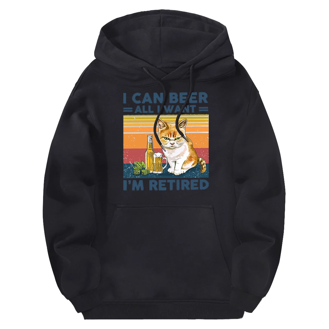 Мужская Флисовая Толстовка с капюшоном черная однотонная толстовка