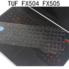 Защитная пленка для клавиатуры, совместимая с ASUS TUF gaming FX504 GE FX504GD FX504G FX505G GD FX505DT DU 15,6 дюймов, силиконовая Мягкая ТПУ