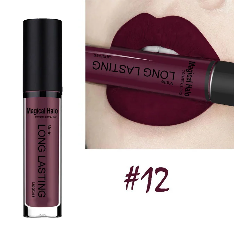 9 цветов сексуальные цвета Матовая жидкая помада Краска матовая губная