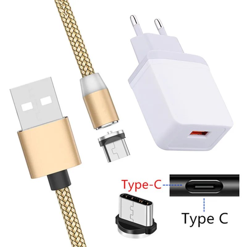 Магнитный кабель для быстрой зарядки 5 В 2 А USB зарядное устройство Samsung A50 A71 Xiaomi A3 Mi