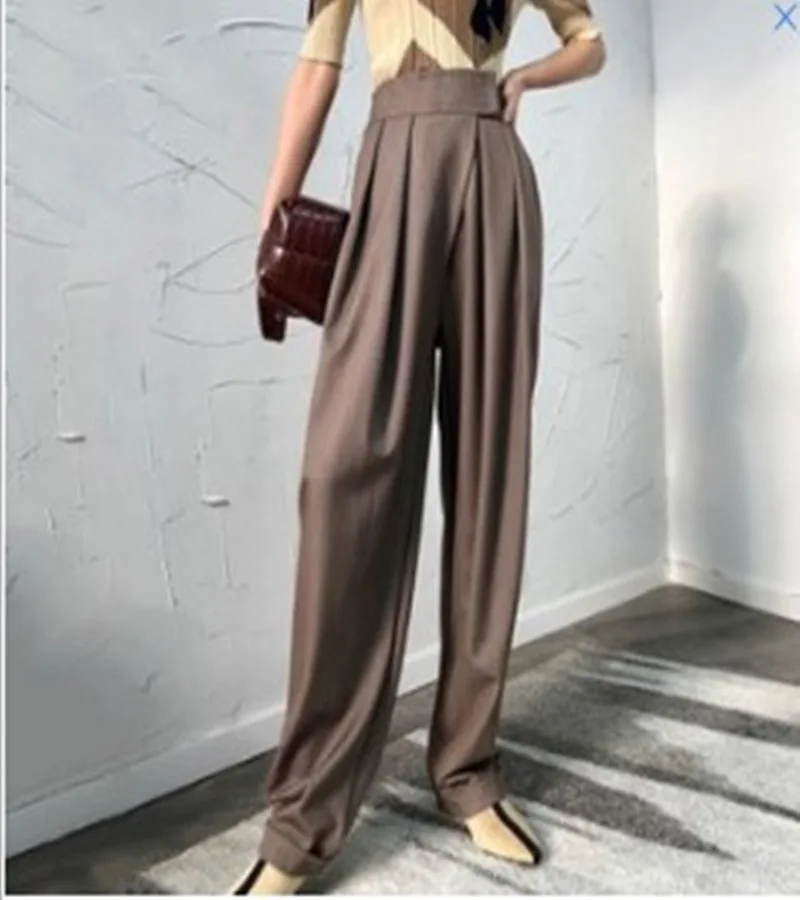 

Women's Harem Pants High Waist Causal Loose Trouser Pants Female Pants