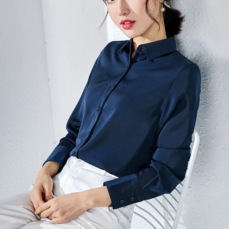 

XUXI French Thin Shirt Women Long-sleeved Korean Chiffon Casual Blouses Streetwear Bow Tie Fashion Spring Autumn 2021 E783