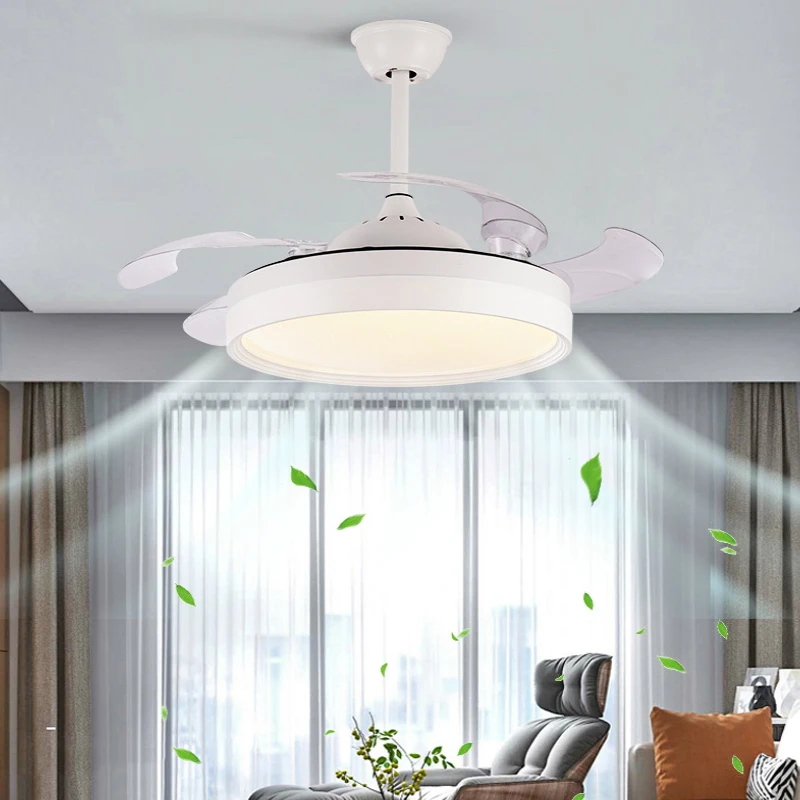 42-дюймовые невидимые потолочные вентиляторы с светильник кой и пультом