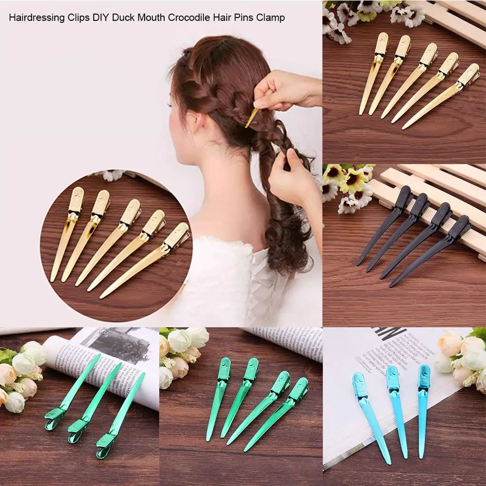 

12pcs Multicolor Professional Styling Duckbill Hair Clip Hairdressing Salon Hairpins Hair Pins Accessories Headwear Barrette