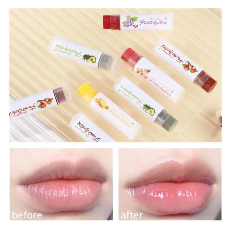 

Natural Moisturizer Hygienic Lipstick Professional Lips Makeup Temperature Changed Color Lip Blam Colorless Lip Glaze Women Gift