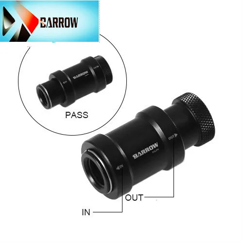 Комплект для охлаждения компьютера Barrow встроенный водяной клапан двойная G1/4