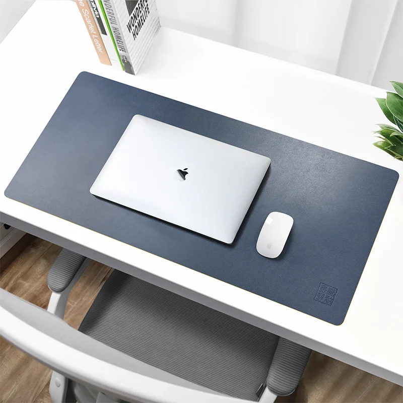 Double-Sided Portable Table Mat Leather Water-Proof Non-Slip Desk Set Office Decoration Mouse Pad Customizable Size