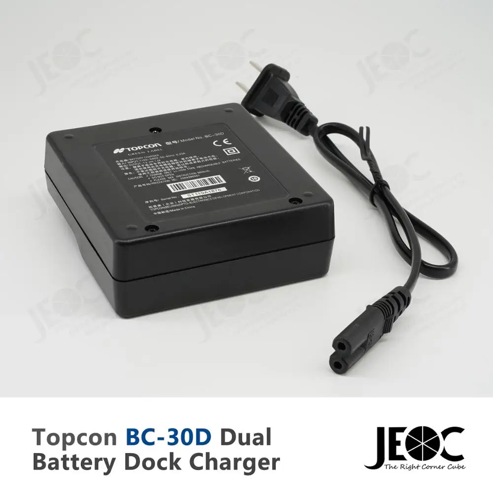 Замена двойной Батарея Зарядное устройство к Topcon BC 30D заряжает BT 65Q/66Q/61Q/60Q|charger