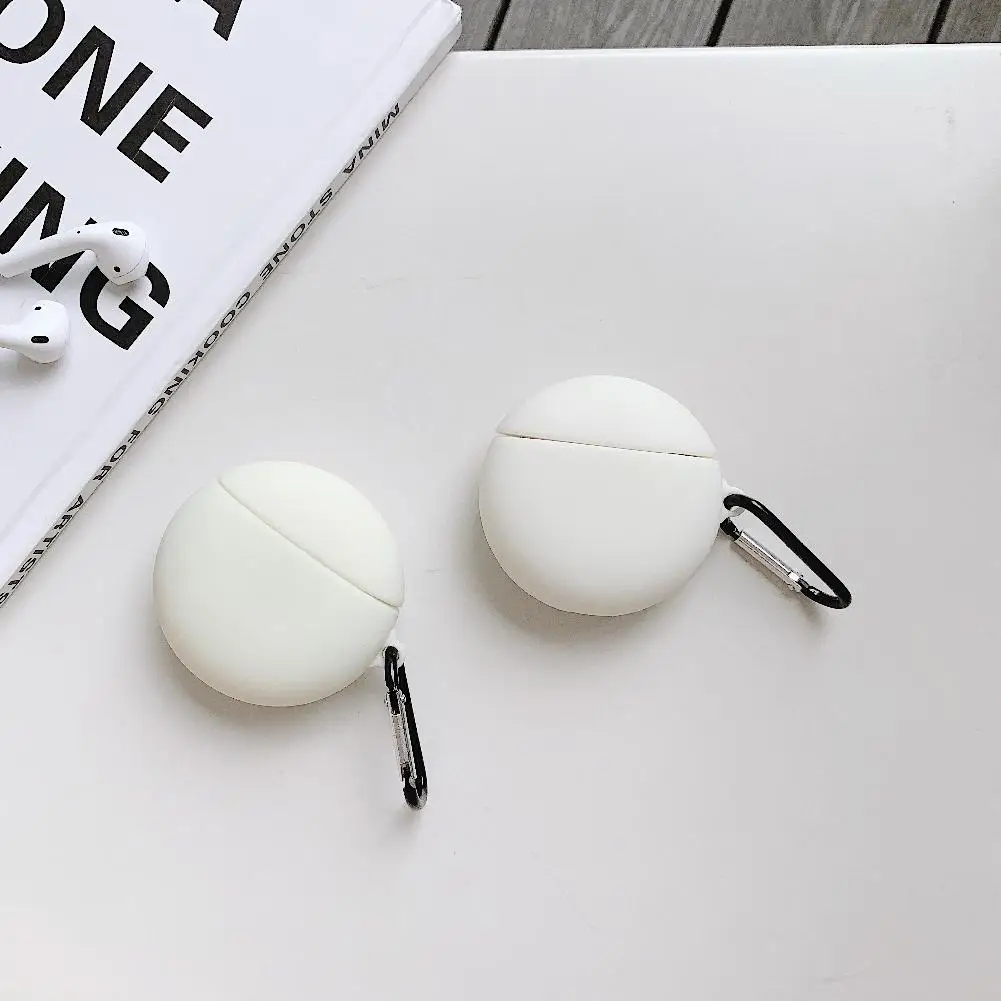 Защитный силиконовый чехол для наушников противоударный светящийся в темноте