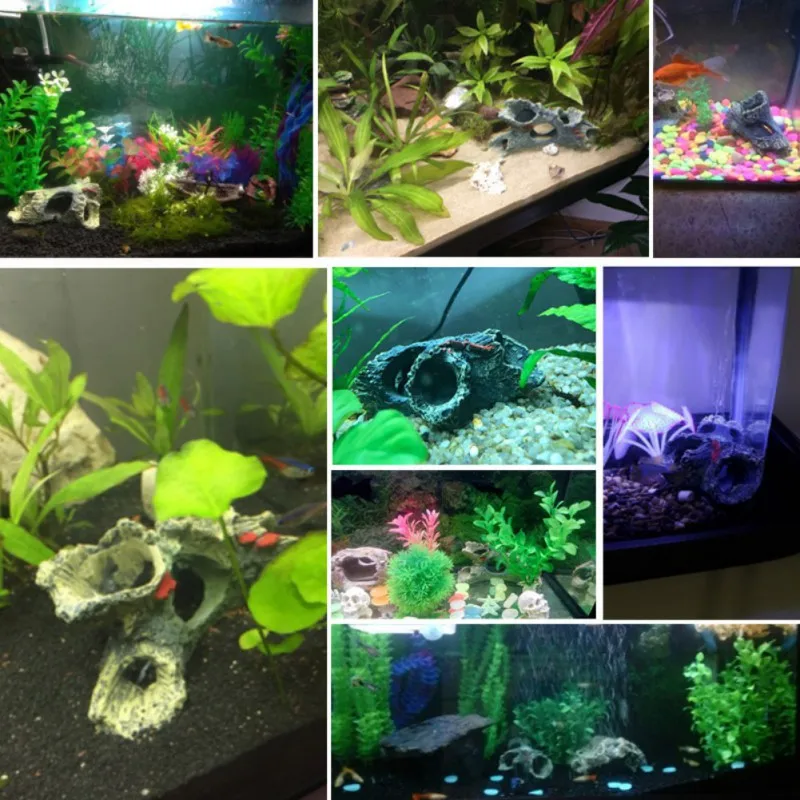 Полимерное украшение для аквариума искусственное орнамент из смолы ландшафтное