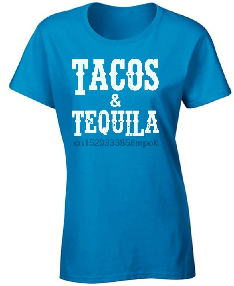 Футболки Tacos и рубашки с рисунком текилы женские топы мексиканское традиционное