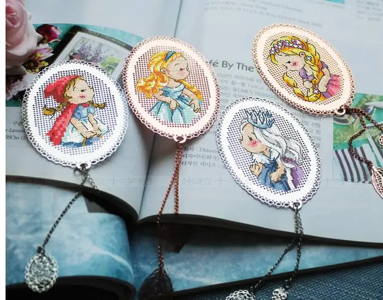 Вышивка крестиком оригинальный подарок ручной работы Новая Металлическая