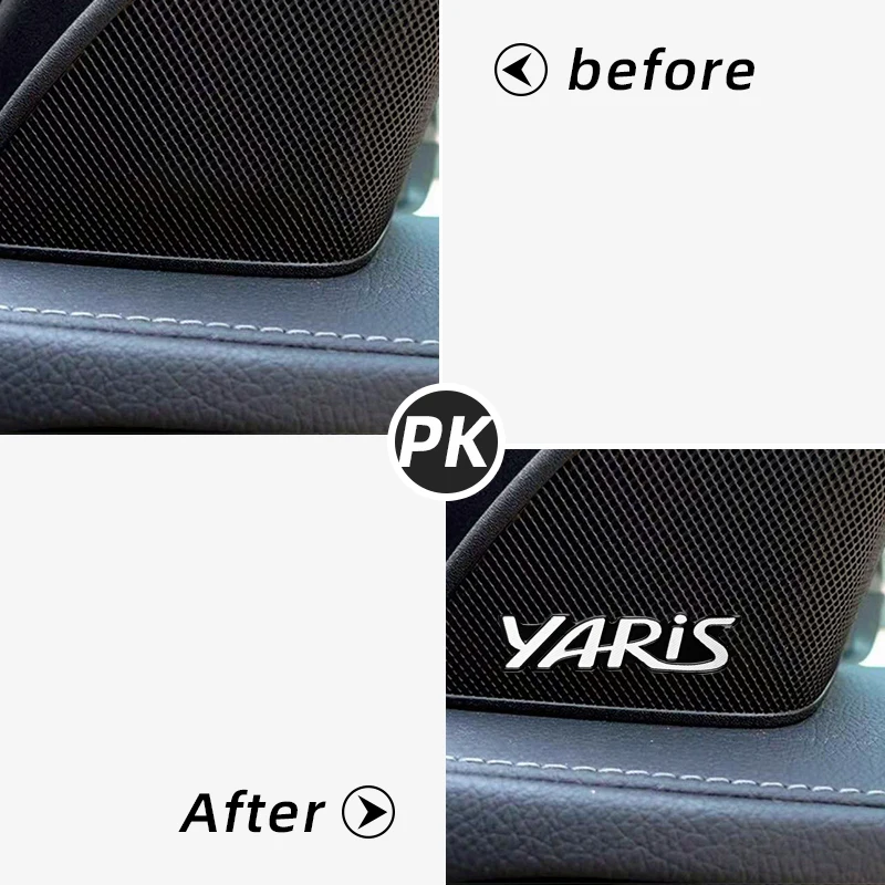 4 шт. 3D алюминиевая эмблема Эмблема Наклейка для Toyota corolla chr prado camry rav4 yaris auris prius