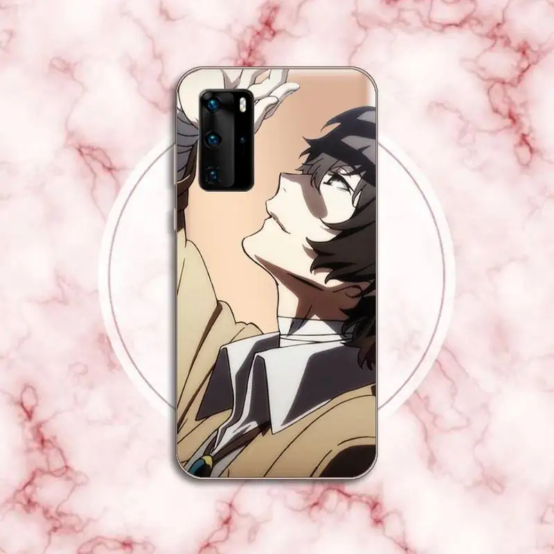 

Japan anime bungou stray dogs Phone Case Transparent for Huawei P honor 8 10i 20 30 40 smart 2019