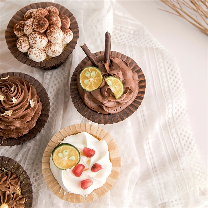 

600pcs High-quality Paper Cake Cup Paper Cupcake Liner Baking Muffin Box Cup Case Party Tray Cake Mold Pastry Decorating Tools