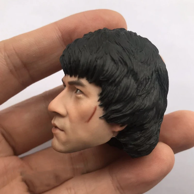 

1/6 Scale Jackie Chan Head Sculpture Chinese Kung Fu Star Detective Headplay Head Sculpt for 12 Inches Action Figures
