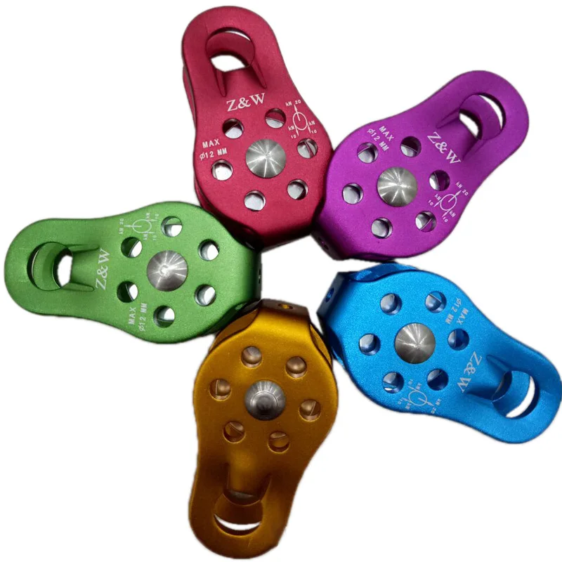 Роликовый шкив для скалолазания одиночный выживания на открытом