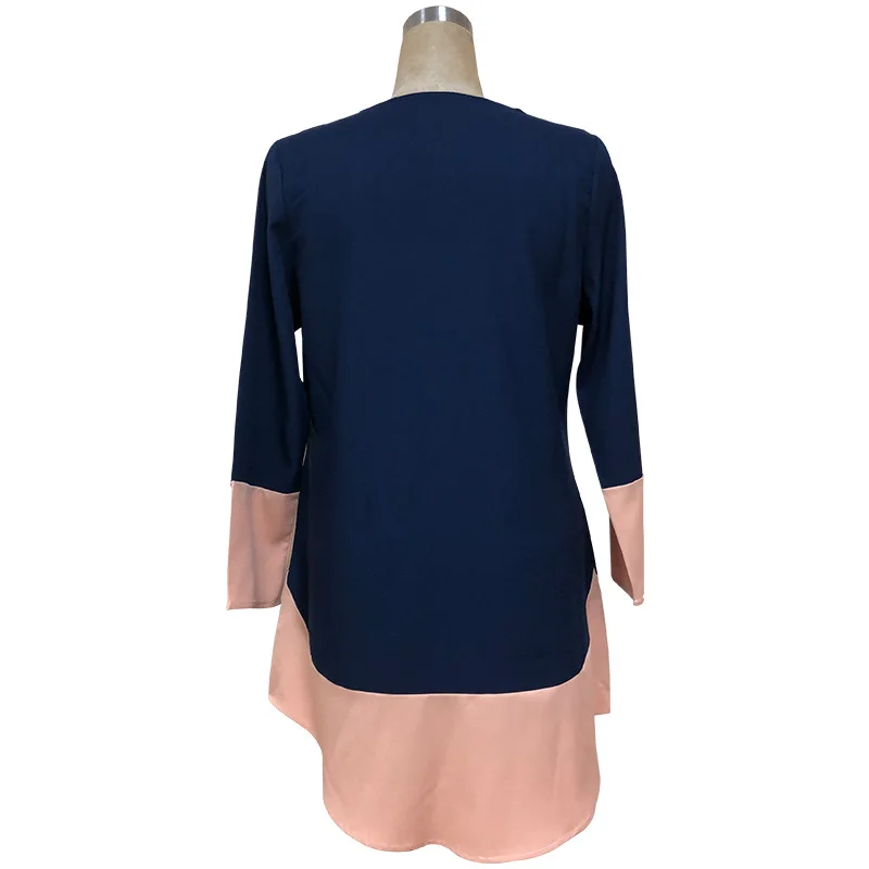 Новое мусульманское платье турецкое женское размера плюс средней длины рубашка