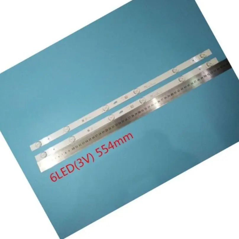 Светодиодные ленты для TOSHIBA 32 TV 32L1500C LVW320CSDX 4C LB320T GY6 32HR332M06A0 V4 PB08D554173BL051 002H, новинка 100%, 2 шт./комплект