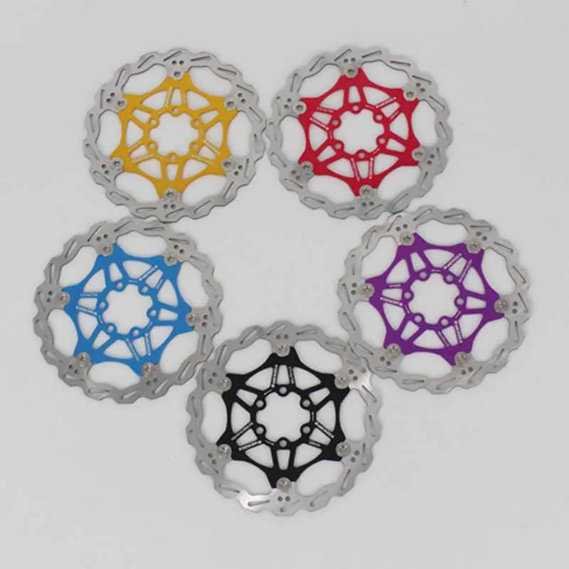Bicycle Brake Rotor MTB Mountain Bike Super Heat Dissipation Floating Disc 160/180/203mm Six Nails | Спорт и развлечения