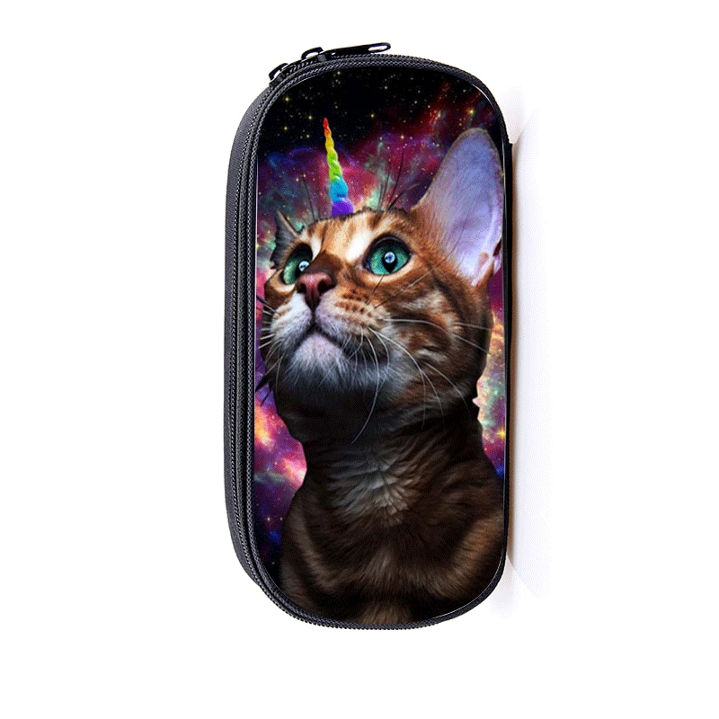 В готическом стиле с принтом героями мультфильмов косметический Чехол Карандаш