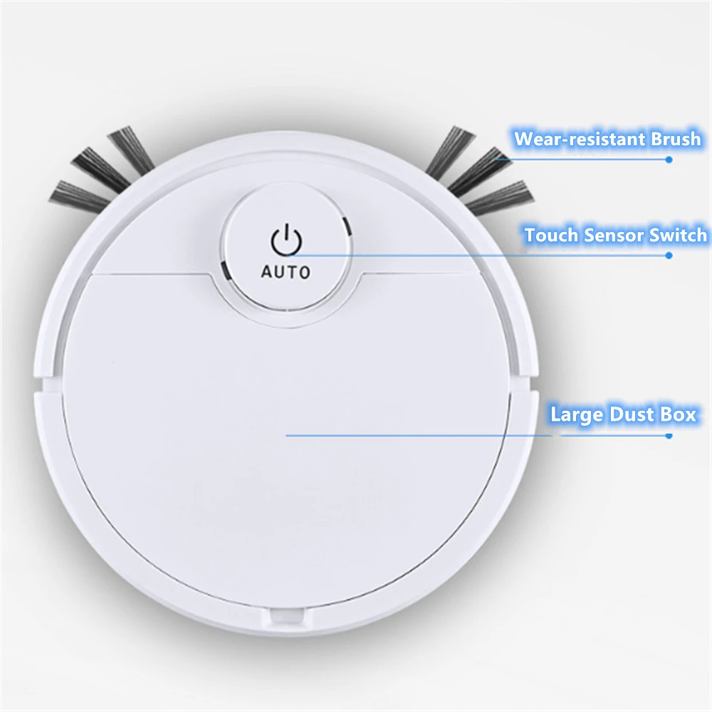 Automatic Sweeping Robot USB Charging Mini Smart Vacuum Cleaner Home Professional Touch Switch Machine APP Remote Start | Дом и сад