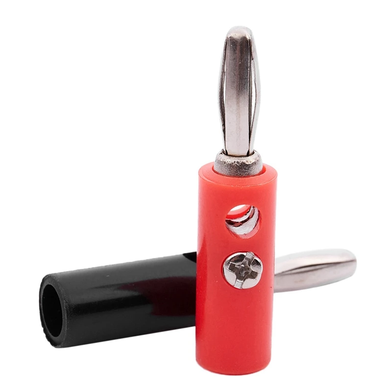 10x Пластик o Динамик кабель Разъем для подключения типа Банан & 1x RCA Женский Джек 3